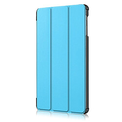 Acheter Etui en PU triple pli avec support bleu ciel pour votre Samsung Galaxy TAB A 10.1 2019 SM-T510/SM-T515