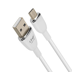 LinQ Câble USB vers Micro-USB Fast Charge 3A Synchronisation Longueur 1.2m Blanc