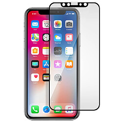 Film iPhone X/XS Verre Trempé Biseauté Protection Ecran Antichocs Akashi - Noir