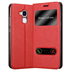 Cadorabo Coque Honor 5C Etui en Rouge