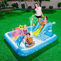 Piscine Gonflable pour Enfants Bestway Aquarium 239x206x86 cm Avec Toboggan