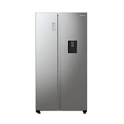 Réfrigérateur américain HISENSE - RS711N4WCE - 2 portes - Classe énergétique E - 91 x 64,3 x 178,6 cm - Inox