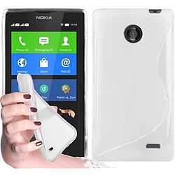 Cadorabo Coque Nokia X Etui en Blanc