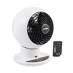 Iris Ohyama SC15T White Ventilateur silencieux oscillation-Woozoo PCF-SC15T Blanc-30 m², 21 x 21 x 29 cm, plastique, Blanc, Avec télécommande