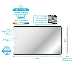 Acheter Aurlane Miroir salle de bain lumineux led