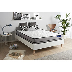 ACTISOM Matelas ACTIMEMO 140x190cm 2 faces à MÉMOIRE DE FORME 3zones de confort