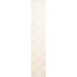 Vidal Tapis de couloir en laine 406x79 beige Darya