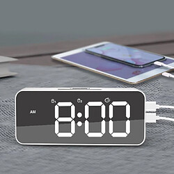 Avis Horloge Digitale de Bureau Alarm Réveil LED avec Fonction Snooze, Charge des Ports USB 2pcs