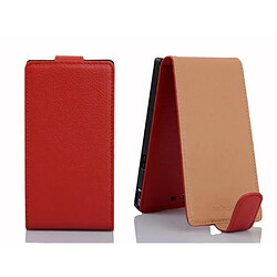 Cadorabo Coque Huawei ASCEND P7 Etui en Rouge