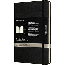 Moleskine Planificateur Professionnel et Carnet de Notes pour Objectifs, Journal de Productivité pour Projets et Gestion de Projets, Couverture Rigide, Large 13 x 21 cm, Couleur Noire, 288 Pages