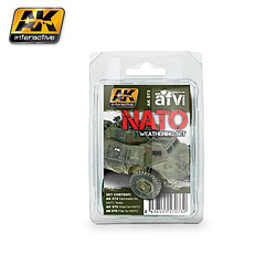 Ak Interactive Peintures Nato Weathering Set