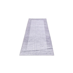 Avis Vidal Tapis de couloir en laine 201x79 Violet Darya