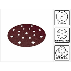 Festool STF D150/16 Rubin2 Disque abrasif P120 RU2/50 150 mm / 50 pcs ( 499121 )
