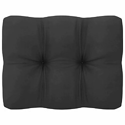 Acheter Maison Chic Salon de jardin 12pcs + coussins - Mobilier/Meubles de jardin - Table et chaises d'extérieur anthracite Pin massif -MN12111