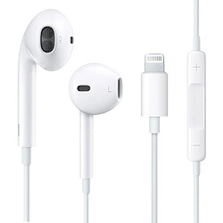 Ecouteurs Earpods Lightning Original Blanc pour Apple iPhone 7 / 7 Plus