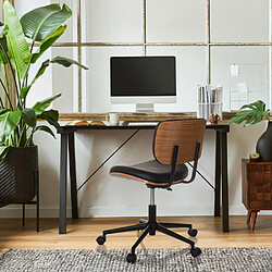 Avis Chaise de bureau / chaise pivotante CENCA I similicuir noir hjh LIVING