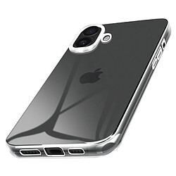 Avizar Coque pour iPhone 16 Plus Silicone Souple Design Fin Léger Transparent