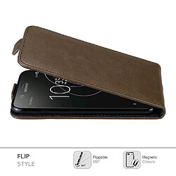 Acheter Cadorabo Coque Sony Xperia XZ1 Etui en Marron