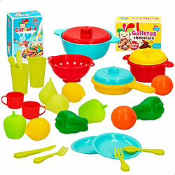 Color Baby Set de jouets alimentaires Colorbaby Linge et ustensiles de cuisine 31 Pièces (6 Unités)