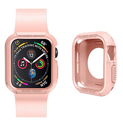 Coque en TPU rose pour votre Apple Watch Series 7 45mm