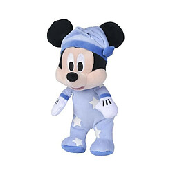 Peluche Disney Mickey Phosphorescente - 25 x 13 13 cm - Impression lumineuse - Bleu