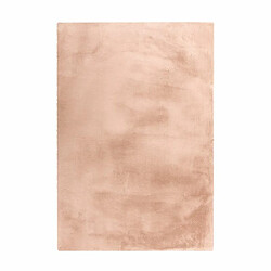 Paris Prix Tapis Uni Doux à Poils Longs Rabbit Beige 120 x 170 cm