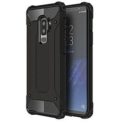 Wewoo Coque renforcée noir pour Samsung Galaxy S9 + TPU + PC 360 Degrés De Protection Antichoc Étui de