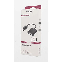 HAMA Adaptateur vidéo, fiche DisplayPort - port DVI, Ultra-HD 4K