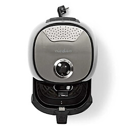 NEDIS Friteuse sans huile Air Fryer 3L 1400W avec Tiroir amovible avec revêtement anti-adhérant 80-200 °C