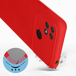 Avis Avizar Coque pour Xiaomi Poco C40 Semi-rigide Soft-touch Fine Rouge