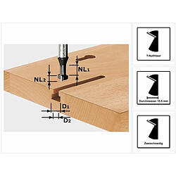 Festool T HW S8 D10,5/NL13 10,5 x 13 mm 8 mm Fraise à rainurer ( 491035 )