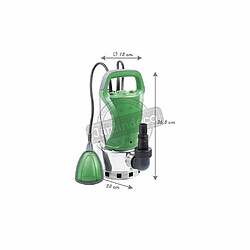 Avis Pompe vide-cave eaux chargées 1100w + interrupteur flotteur - prpvc1100ci - RIBILAND