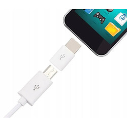 Avis GUPBOO Adaptateur Micro USB vers USB Type C Blanc,JL2898