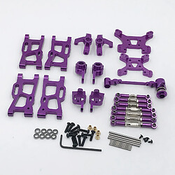 Kit De Mise à Niveau De Voiture RC Pour WLtoys 1/12 124019 1/14 144001 RC Truck C-Seats Accs Violet pas cher