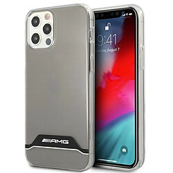 MERCEDES amg amhcp12mtcbw iphone 12/12 pro przezroczysty/transparent coque dur electroplate noir&blanc