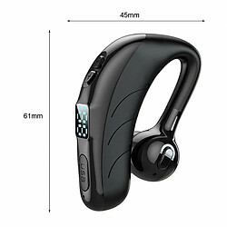 P13 Business Casque Sans Fil Led Affichage Numérique Hifi Subwoofer Sports Bluetooth Écouteur Noir