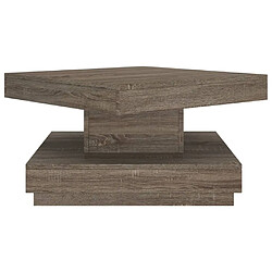 Acheter Maison Chic Table basse,Table Console Table d'appoint, Table pour salon Gris 60x60x35 cm MDF -MN85162