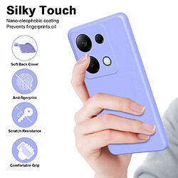 Avis Htdmobiles Coque pour Xiaomi Redmi Note 13 Pro 4G / Poco M6 Pro 4G - housse etui silicone gel fine + film ecran - MAUVE