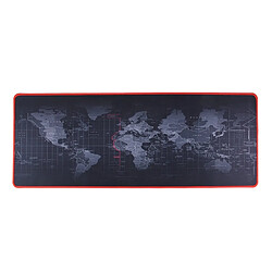 Wewoo Tapis de souris Anti-Slip Carte du monde Motif Doux En Caoutchouc Surface Tissu Clavier Taille: 80 x 30 cm