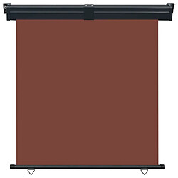 vidaXL Auvent latéral de balcon 175x250 cm Marron