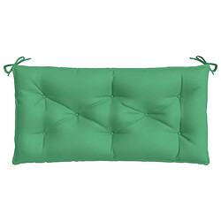 Acheter Maison Chic Coussin Confort | pouf | Coussin de banc de jardin vert 100x50x7 cm tissu oxford -GKD43839