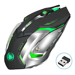 Yonis Souris Ergonomique Sans Fil Gaming 2400DPI