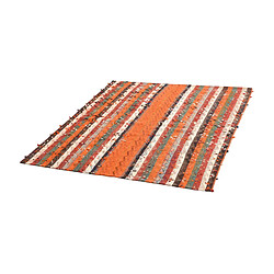 Vidal Tapis de laine 185x164 orange Jajim