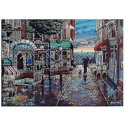 Universal Puzzle de puzzle de la ville française, 1000 PCS Puzzle de décompression pédagogique, mur D