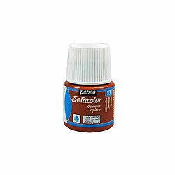 Pebeo Peinture textile Setacolor opaque - Cannelle - 45 ml