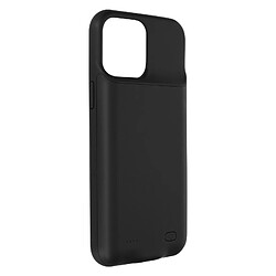 Avizar Coque iPhone 13 Pro Rigide avec Batterie 6500mAh Soft touch Noir