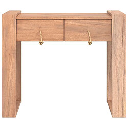 Acheter Maison Chic Table console | Meuble d'entrée | Table d'appoint 90x35x75 cm Bois de teck solide -GKD70153