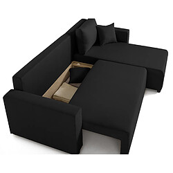 Acheter Bestmobilier Regala - canapé d'angle réversible - 4 places - convertible avec coffre - en tissu