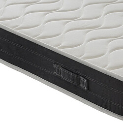 Materassi&Doghe Matelas 180x200 rafraîchissant à mémoire de forme 11 zones différentes - Orthopédie - Anatomique - Antibactérien – Anti-acarien