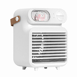 Acheter Ventilateur de Refroidissement à Air USB de Bureau Portable 3 en 1 avec Veilleuse Ventilateur de Refroidissement à Eau Humidificateur de Pulvérisation de Purification d'Air